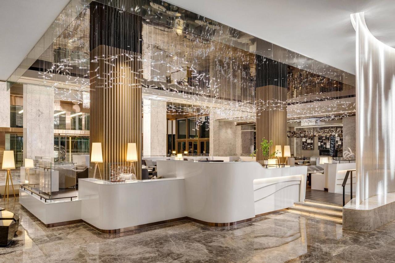 Kaohsiung Marriott Hotel Exterior foto The lobby of the hotel